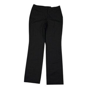 *New Chicos Secret Stretch Straight Leg Pant Womens US 12T Basic Black Acadamia
